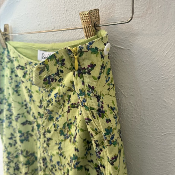 Rachel Antonoff Birdie Pant in Blueberry Print - Picture 7 of 9